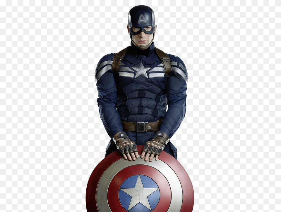 Captain America, Adult, Armor, Male, Man Free Png Download