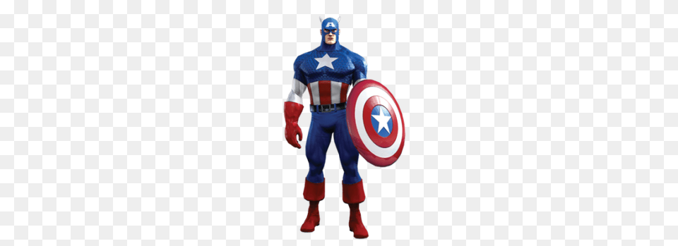 Captain America, Clothing, Costume, Person, Armor Png Image