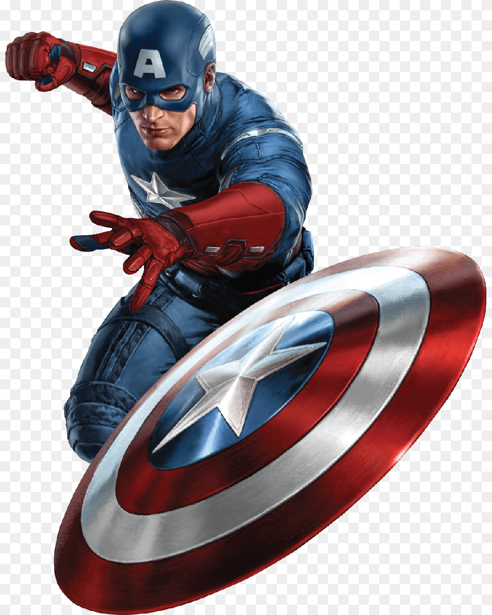 Captain America, Armor, Adult, Person, Man Free Transparent Png