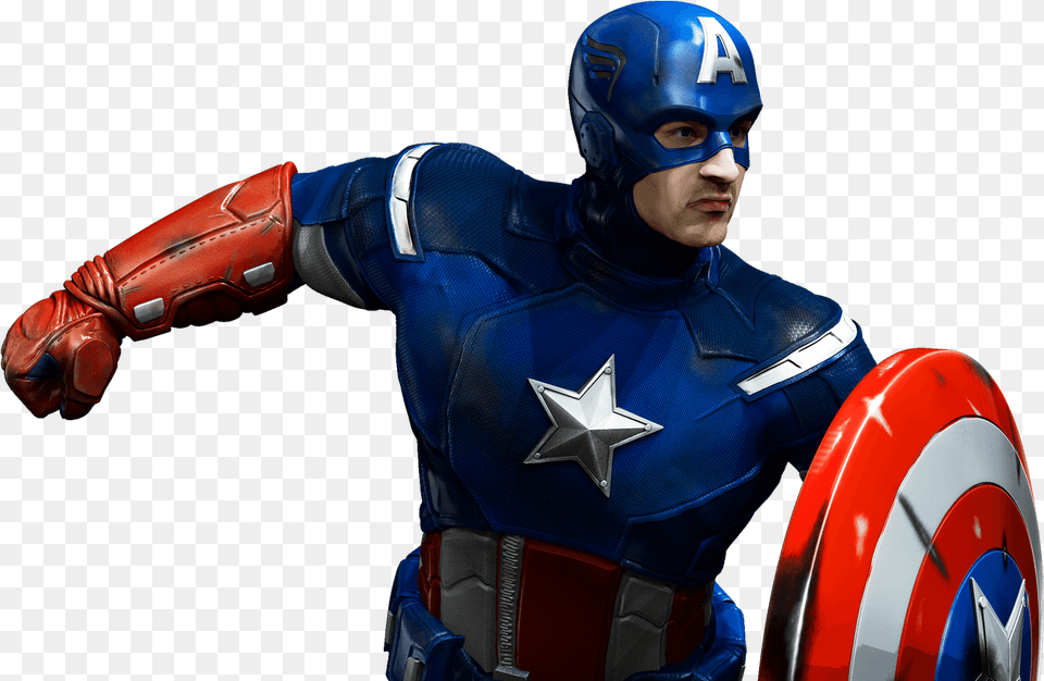 Captain America, Adult, Male, Man, Person Png Image