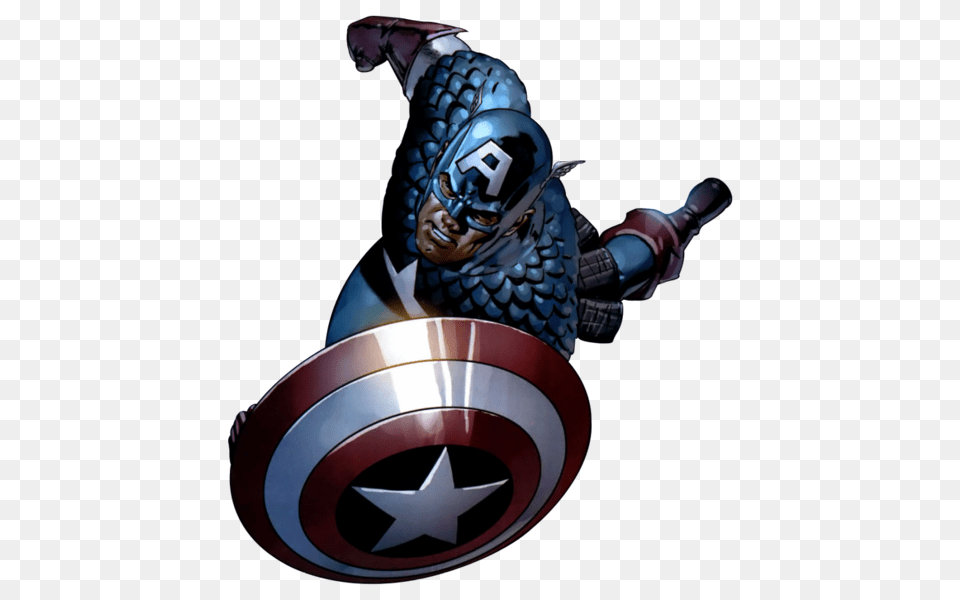 Captain America, Armor, Shield, Face, Head Free Png Download