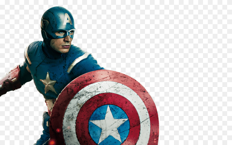 Captain America, Adult, Male, Man, Person Free Png Download