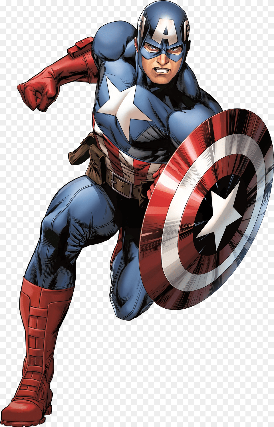 Captain America, Armor, Adult, Male, Man Free Png