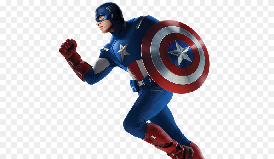 Captain America, Adult, Armor, Female, Person Free Png Download