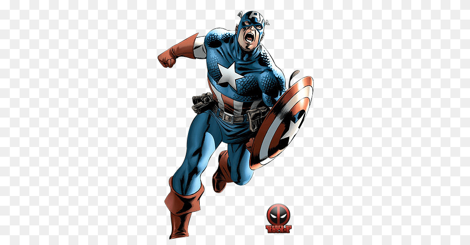 Captain America, Adult, Male, Man, Person Png Image