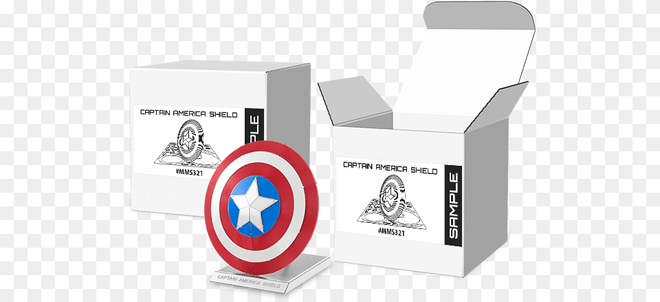 Captain America, Box, Cardboard, Carton, Mailbox Png Image