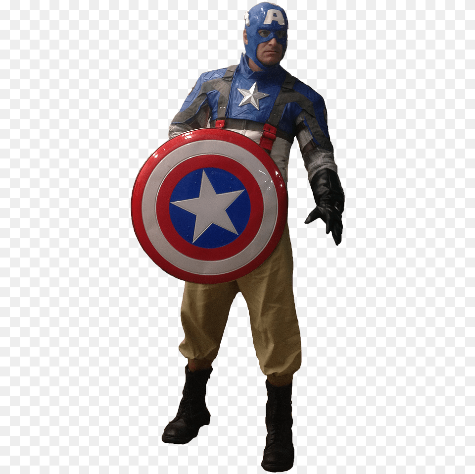 Captain America, Armor, Clothing, Costume, Person Free Png