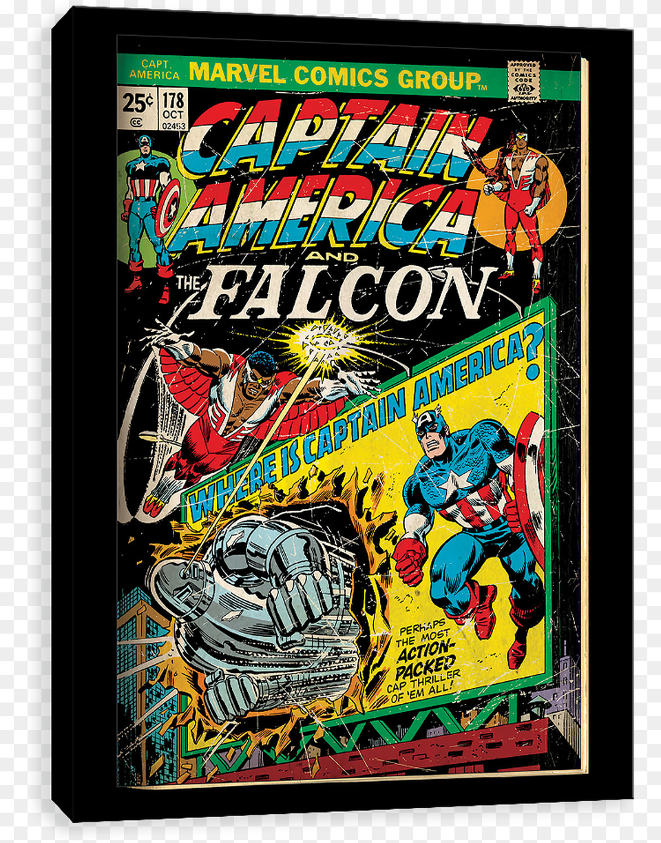 Captain America And Falcon Captain America, Publication, Book, Comics, Person Free Transparent Png