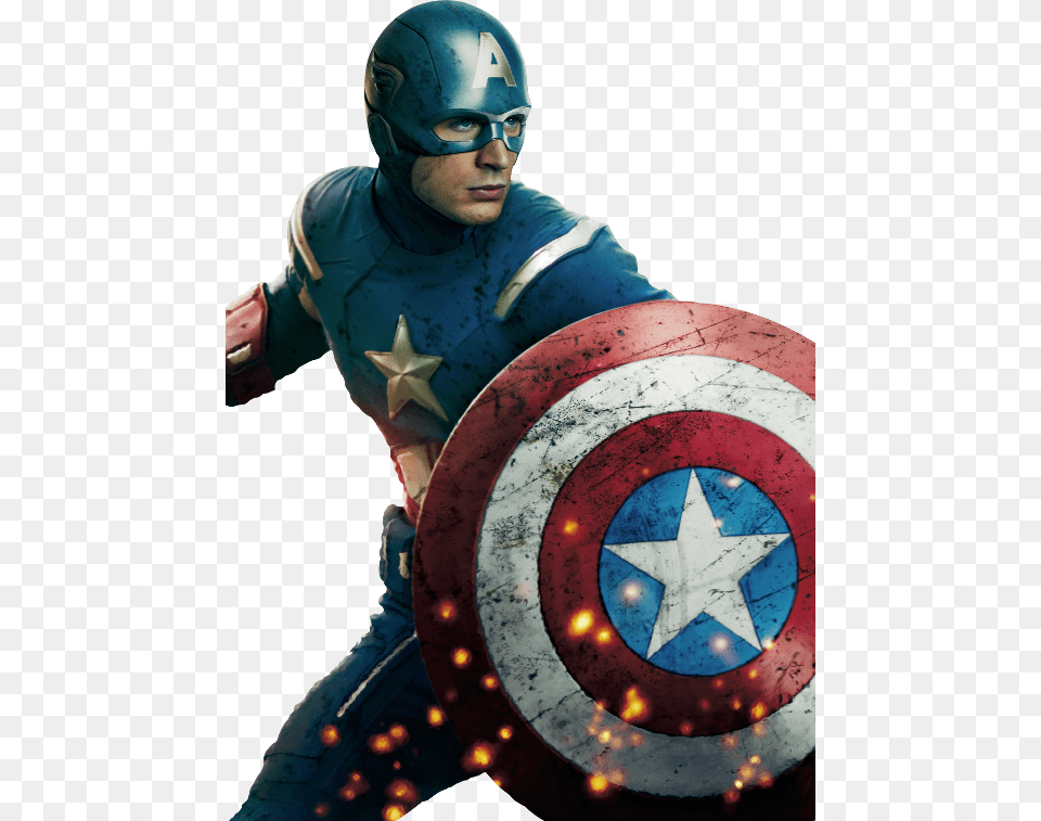 Captain America Avengers 2012, Armor, Adult, Male, Man Png Image