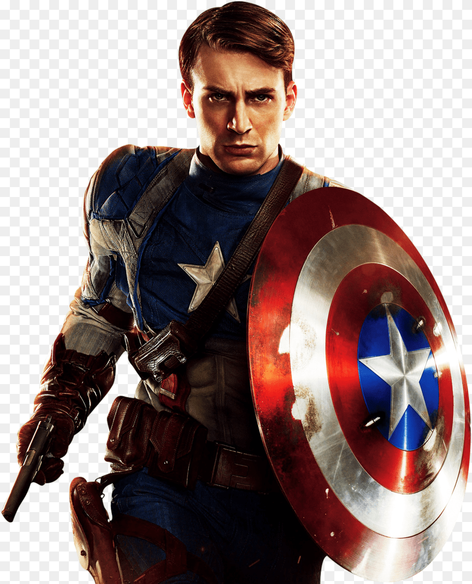 Captain America Background Captain America The First Avenger, Armor, Adult, Person, Man Png Image