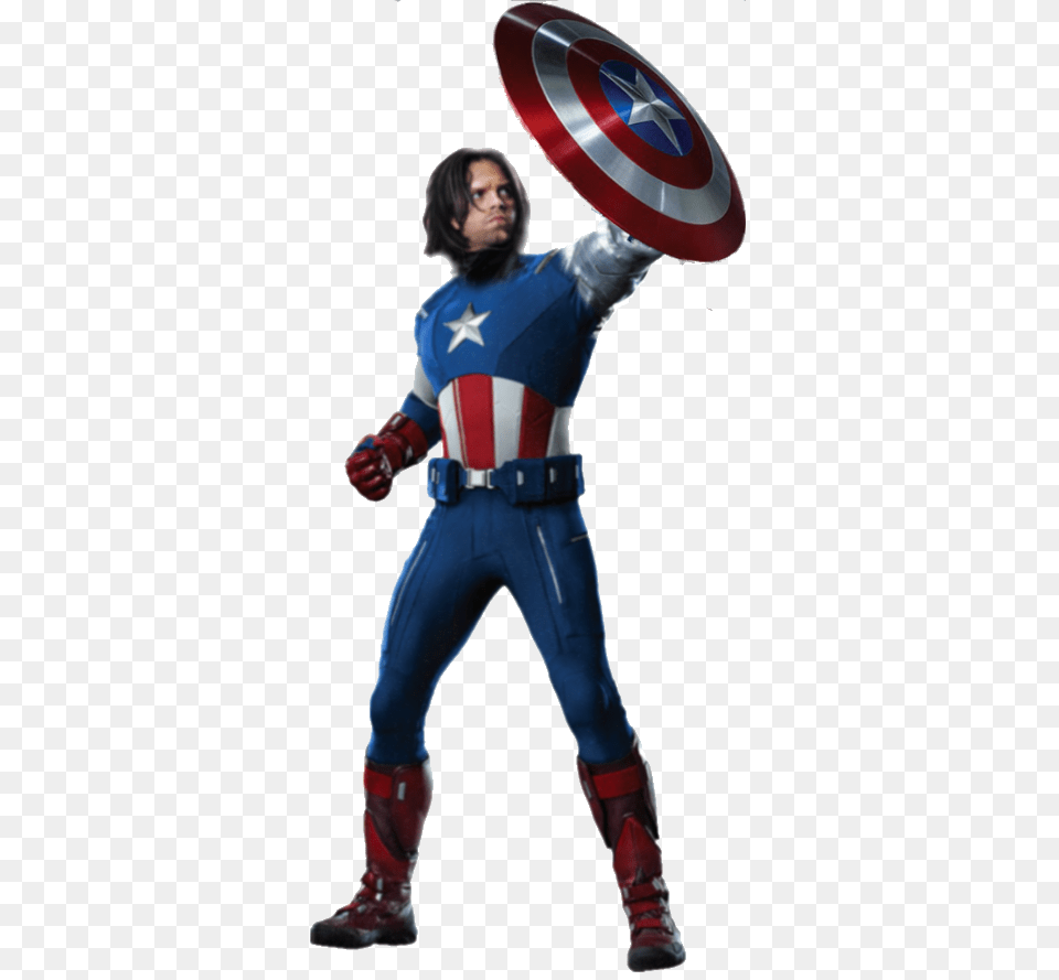 Captain America Bucky Render, Person, Clothing, Costume, Adult Png