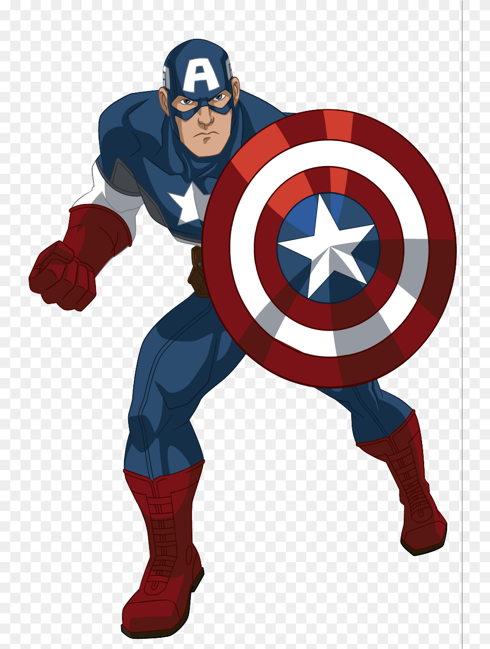 Captain America Cap Captain America Avengers Cartoon, Armor, Adult, Male, Man Png