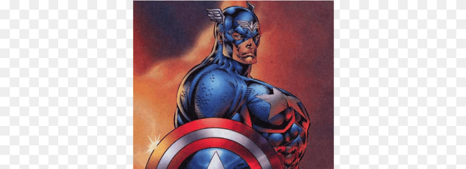 Captain America Captain America Comic Buff, Person, Skin, Tattoo Free Png