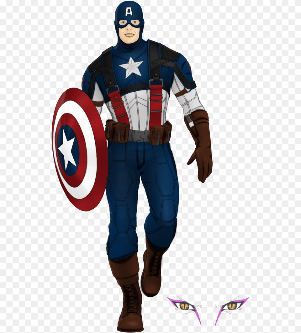 Captain America Captain America Dress Up Costume, Person, Clothing, Man, Male Png