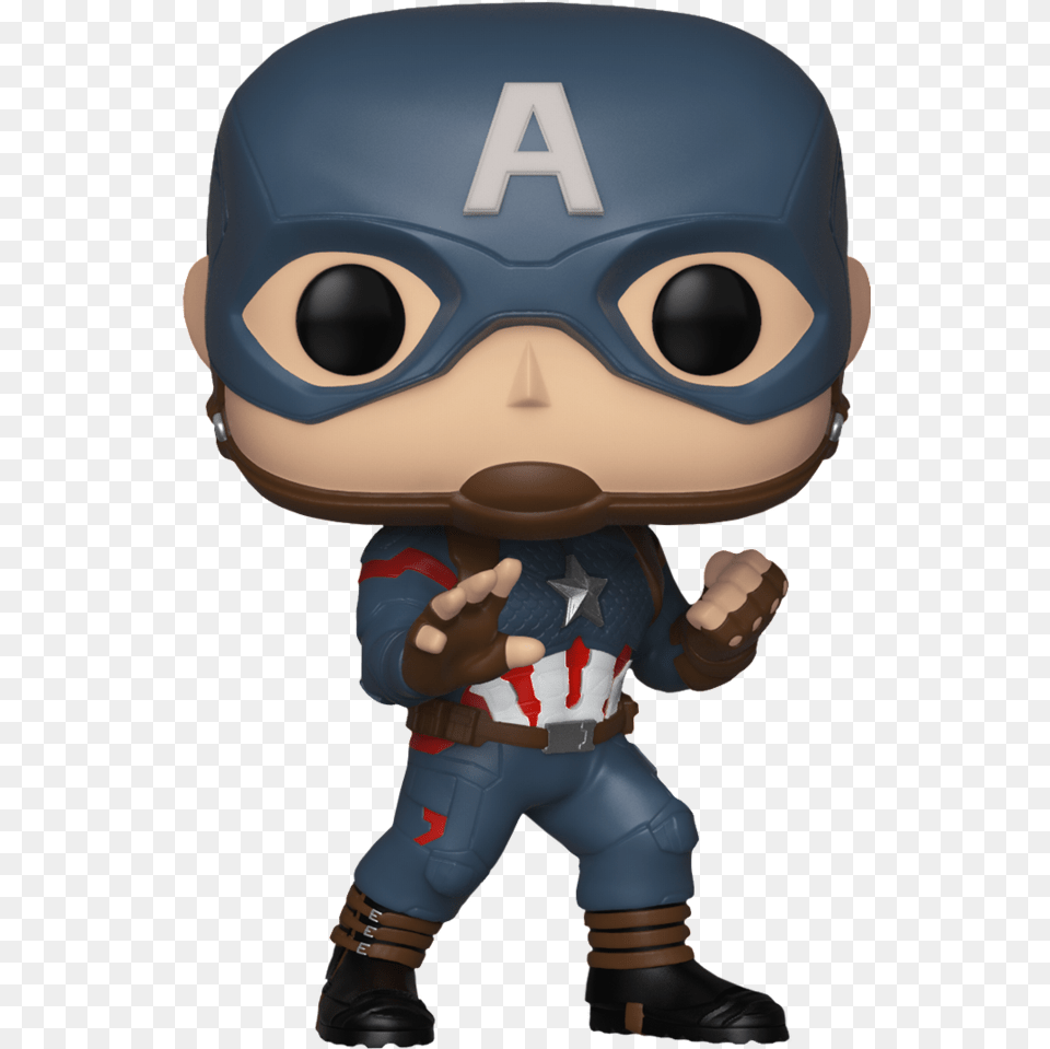 Captain America Cartoon Captain America Funko Pop Endgame, Toy Png