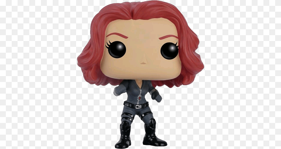 Captain America Civil War Black Widow Pop Vinyl Figure, Doll, Toy, Baby, Person Free Png Download