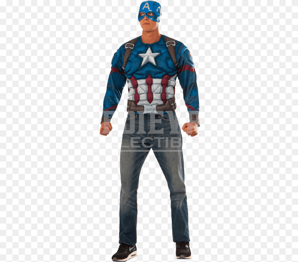 Captain America Civil War Captain America Costume Ideas For Men, Clothing, Pants, Adult, Person Free Transparent Png