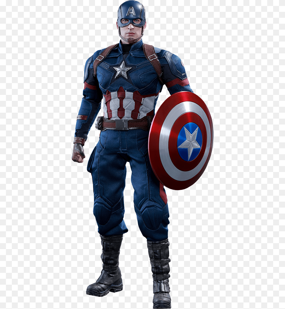 Captain America Civil War Hot Toys, Adult, Man, Male, Person Free Png