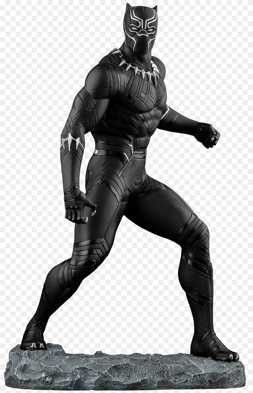 Captain America Civil War Statue Black Panther Scale, Adult, Male, Man, Person Png