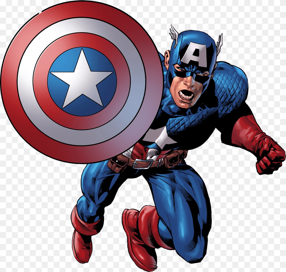 Captain America Clipart, Adult, Male, Man, Person Png