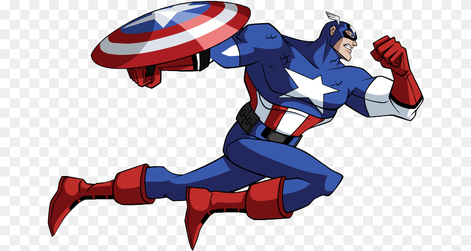 Captain America Clipart Awesome Captain America Clip Captain America Clipart, Book, Comics, Publication, Baby Free Png