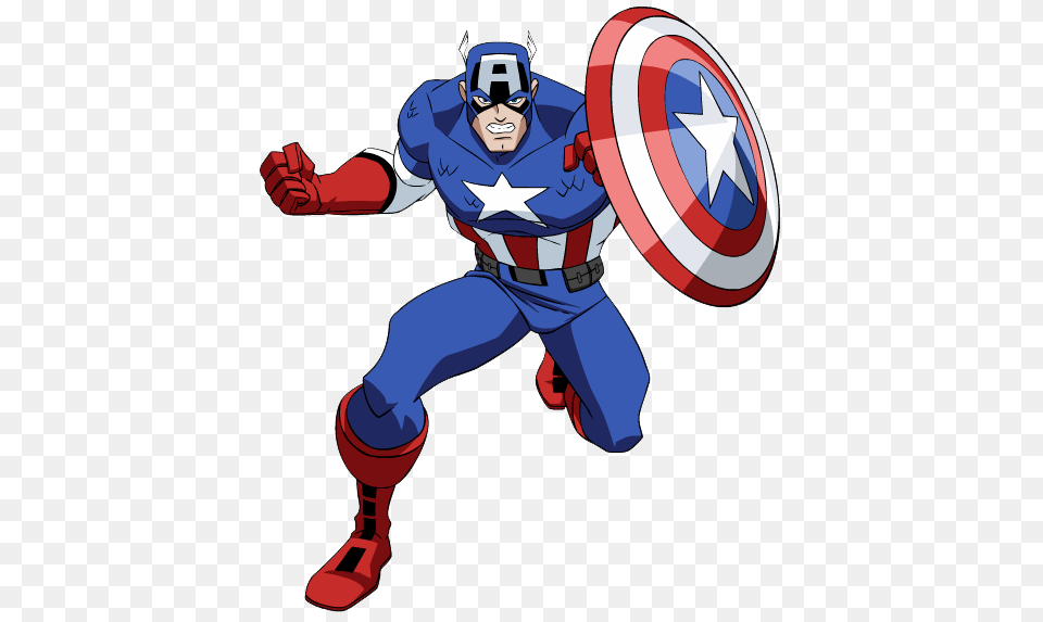Captain America Comic, Baby, Person, Face, Head Free Png Download