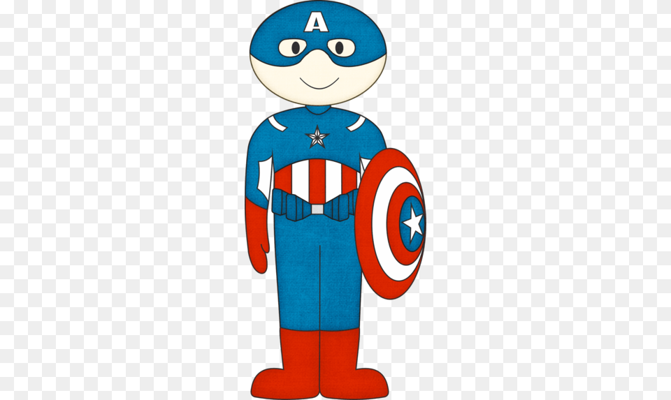 Captain America Cute Clipart Superhero, Baby, Person Png Image