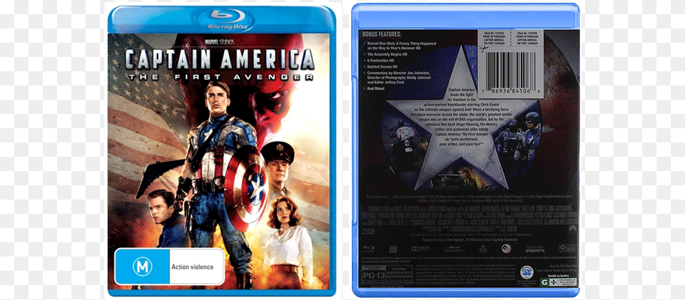 Captain America Dvd, Adult, Advertisement, Poster, Person Free Transparent Png