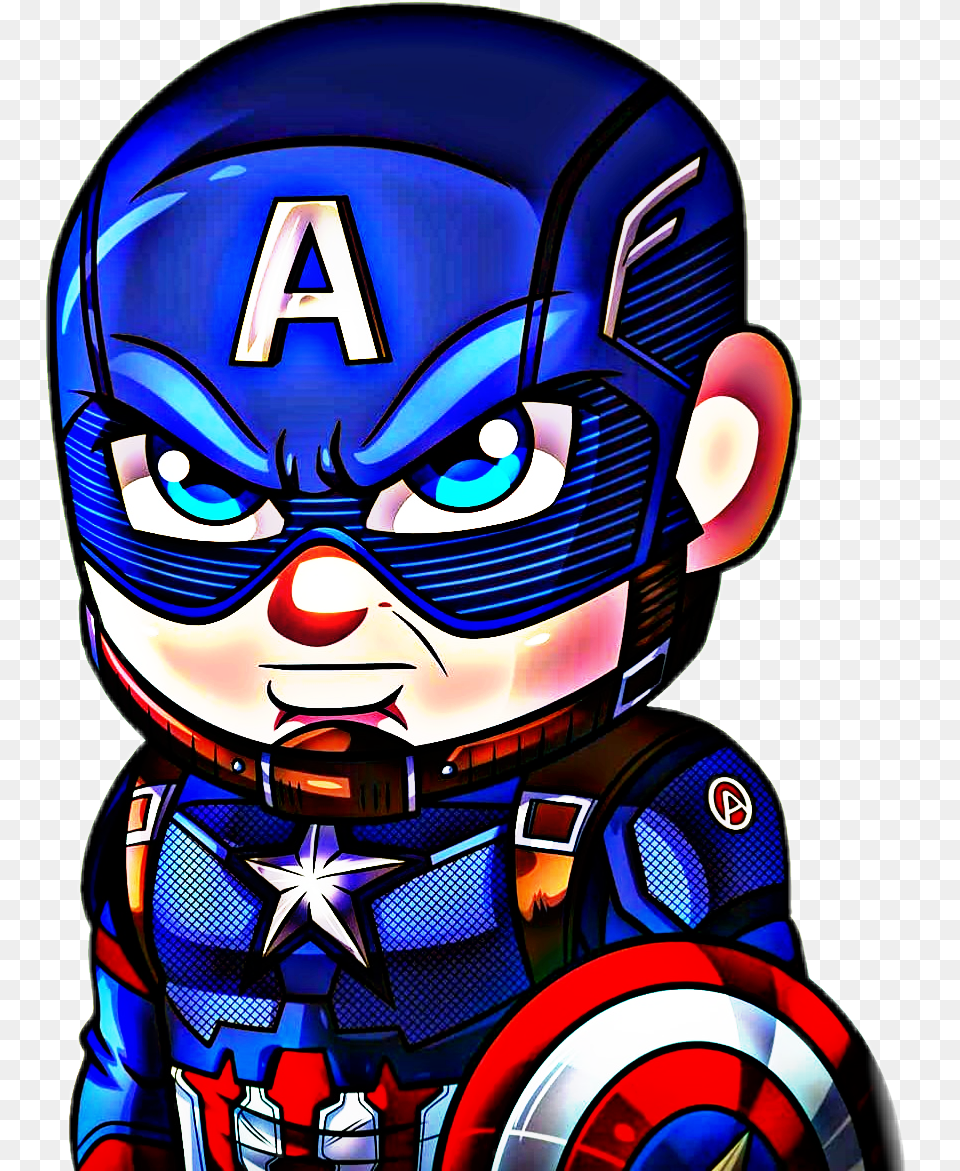 Captain America Fan Art Stickerfan Art By Stevensondrawings, Baby, Person, Book, Comics Free Transparent Png