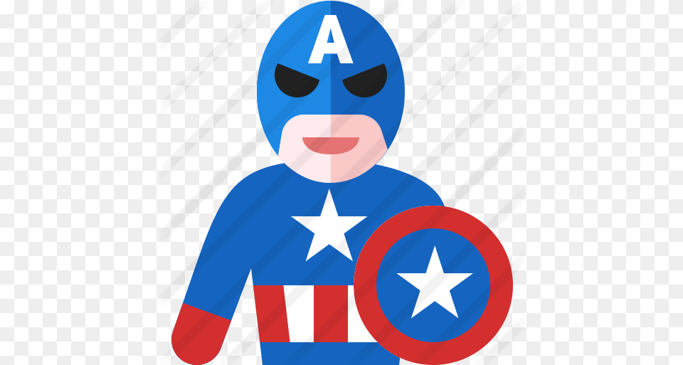 Captain America Gaming Icons Star In Balloons Clipart, Person, Face, Head, Symbol Free Transparent Png
