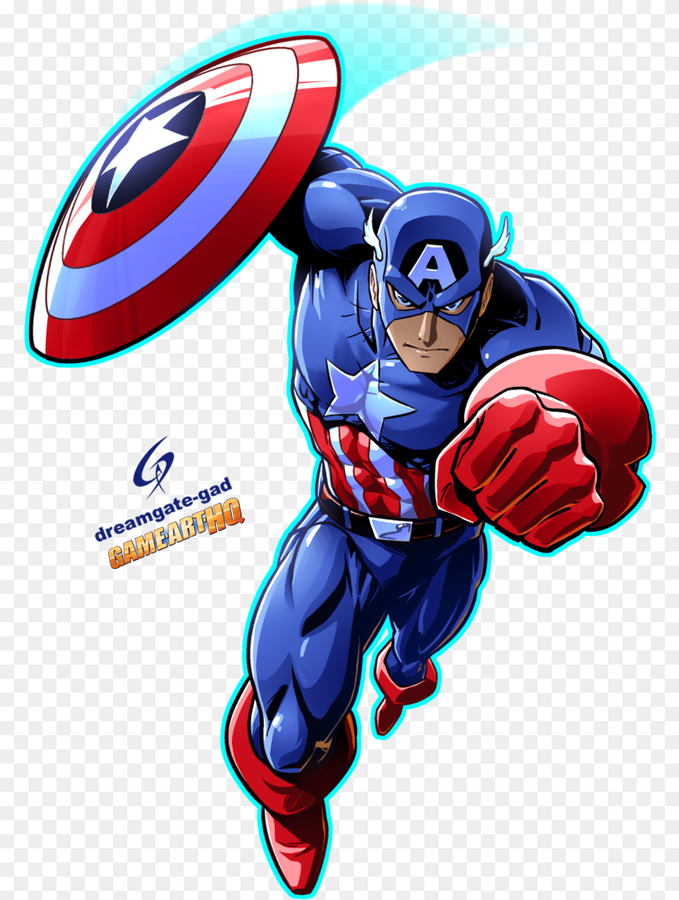 Captain America From The Marvel Video Games Captain America Drawing Comic, Baby, Person, Face, Head Free Png Download
