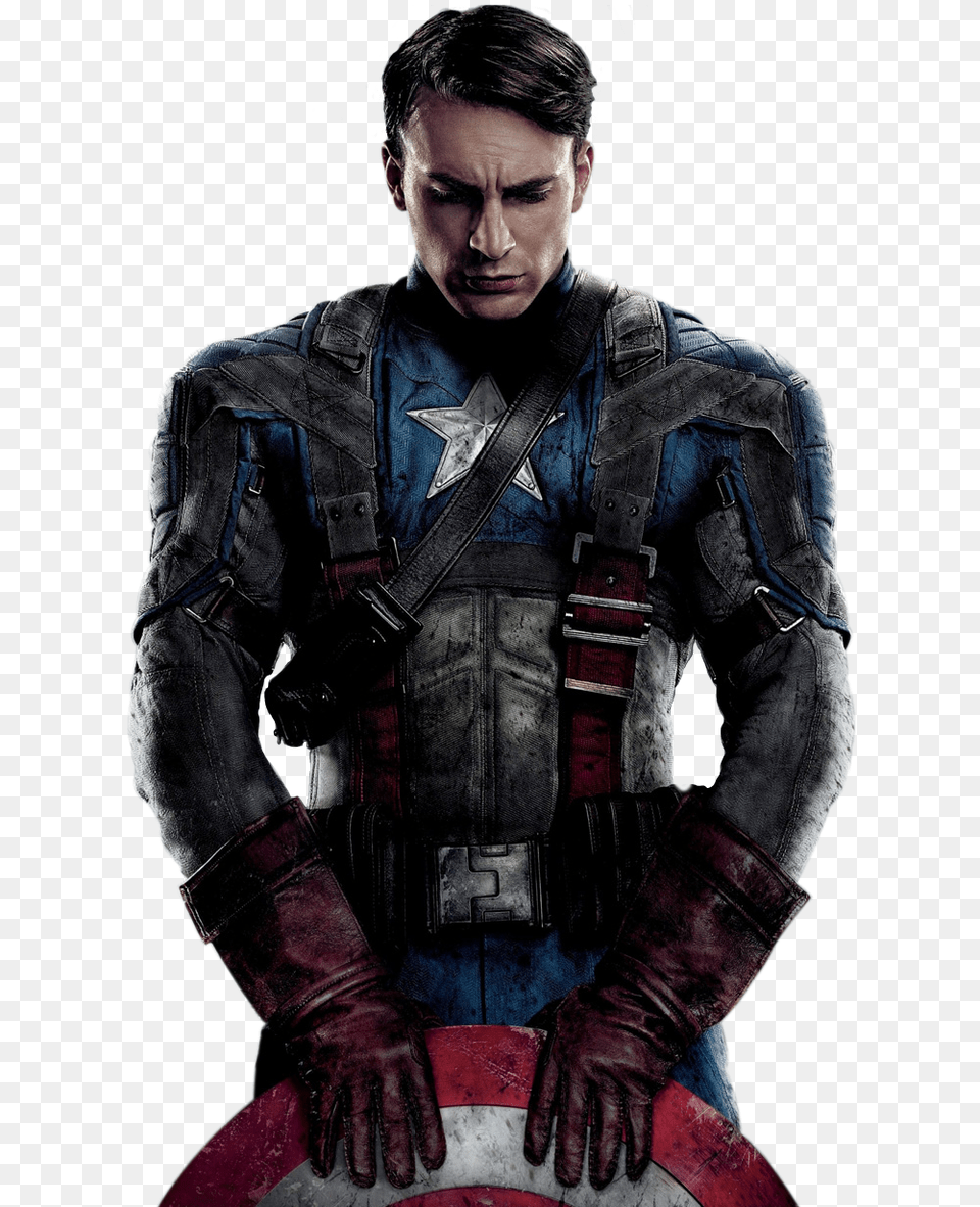 Captain America Front Thinking Iphone Captain America Wallpaper Hd, Jacket, Clothing, Coat, Man Free Png