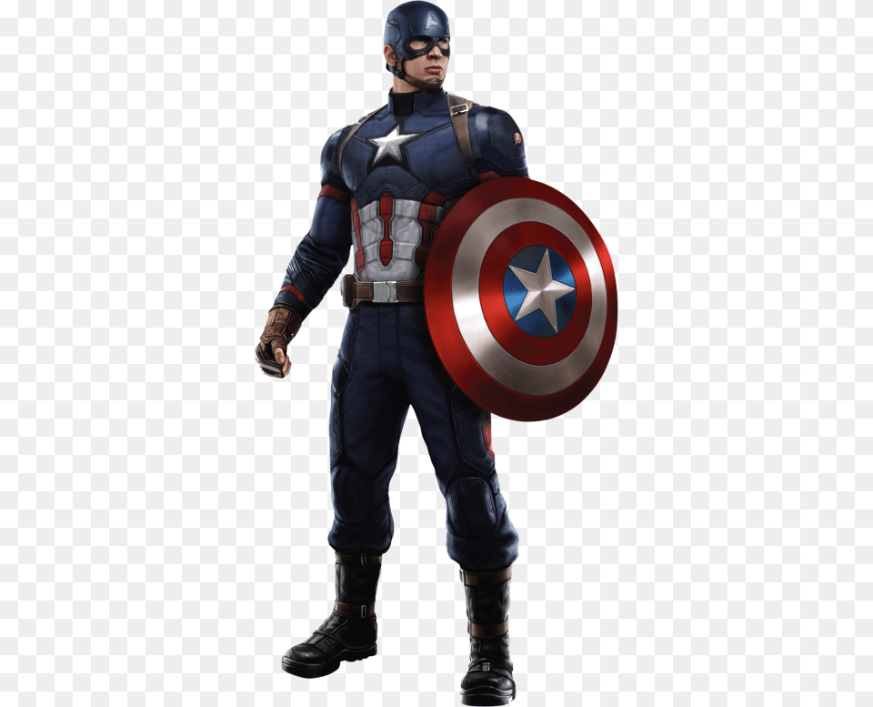 Captain America Full Body, Armor, Adult, Person, Man Png