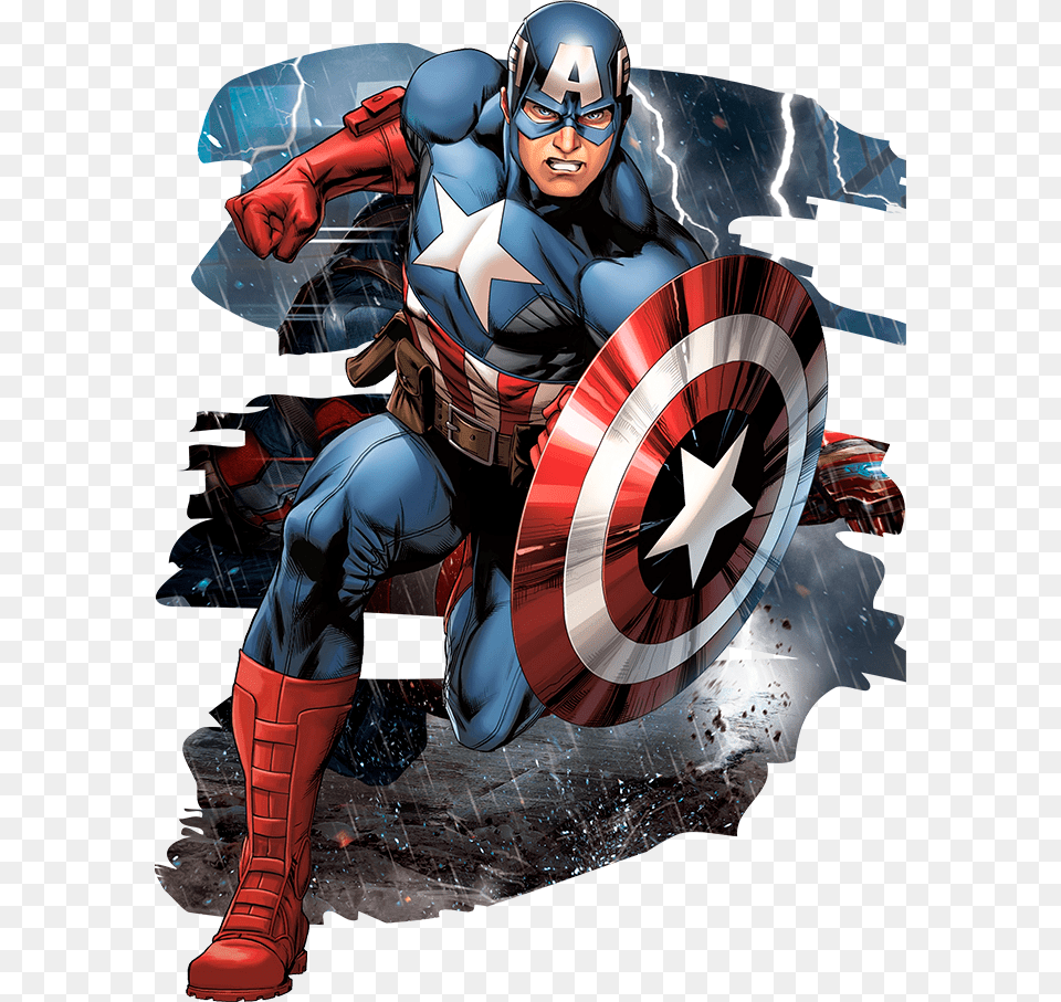 Captain America Happy Halloween, Adult, Male, Man, Person Free Png Download