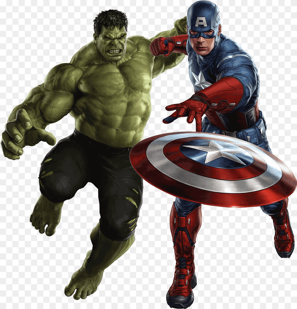 Captain America Hulk Captain America, Adult, Male, Man, Person Png