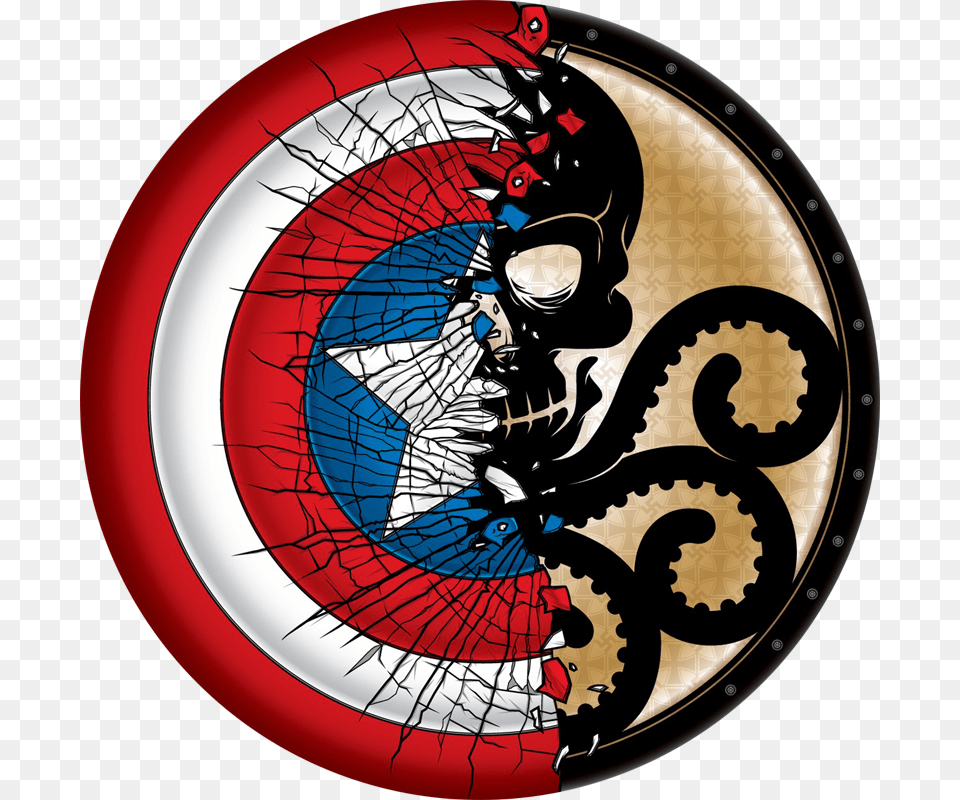 Captain America Hydra Shield, Armor Free Png