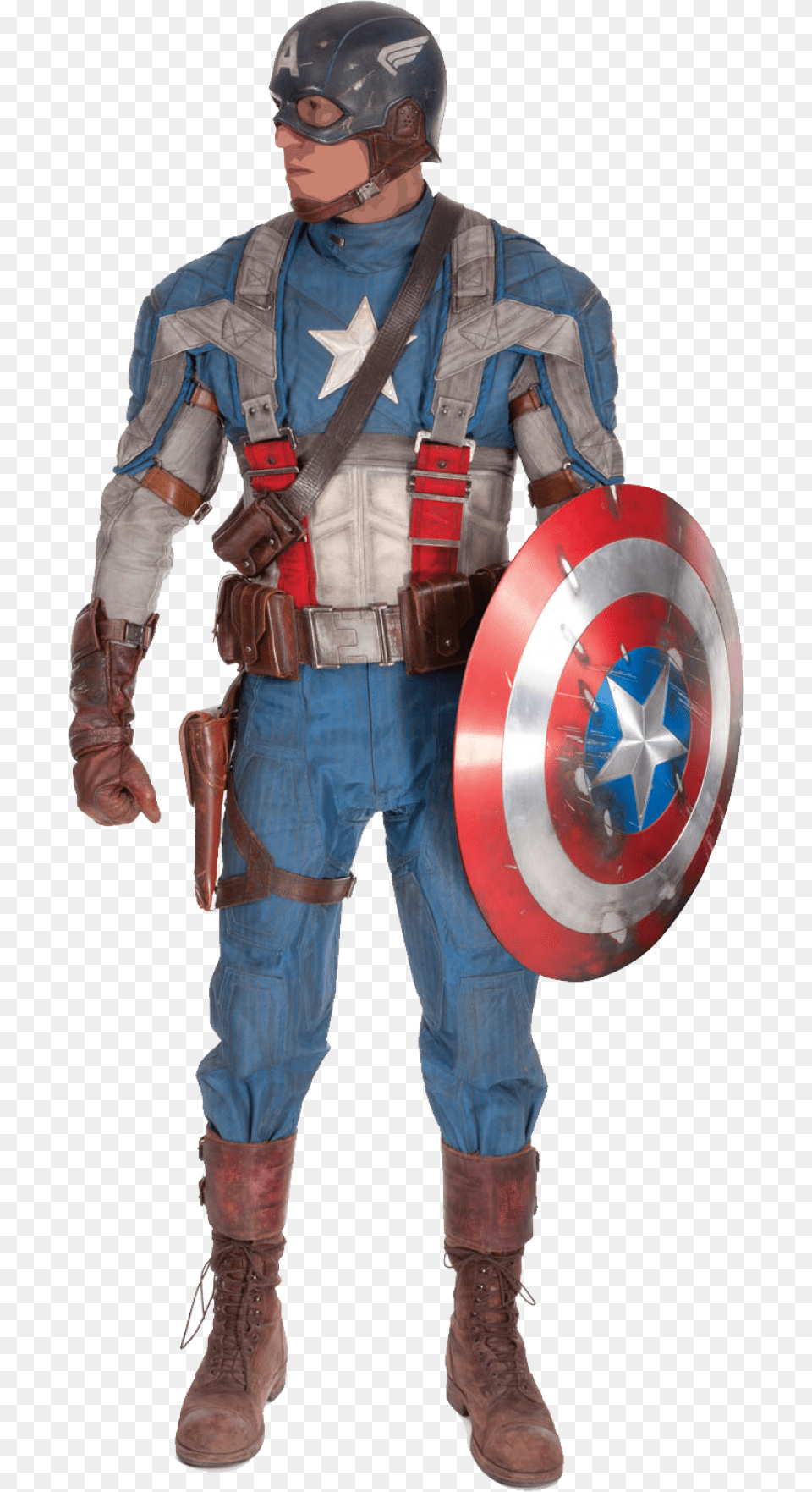 Captain America Best Super Hero Costume, Armor, Adult, Man, Male Png Image