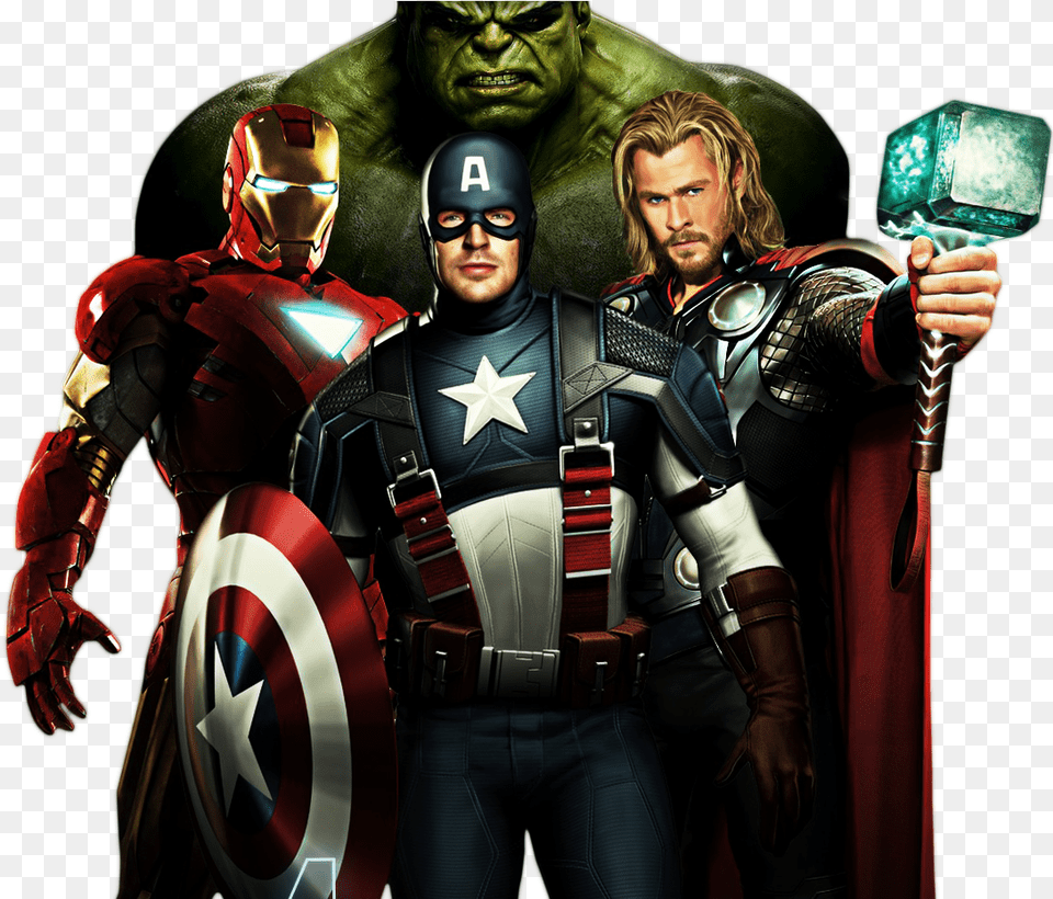 Captain America Iron Man Thor, Person, Clothing, Costume, Adult Free Png