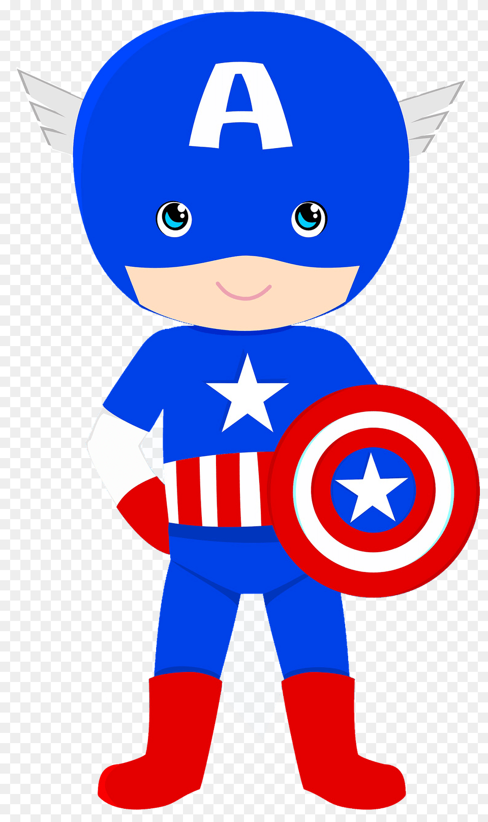 Captain America Kid Clipart, Clothing, Costume, Person, Baby Free Png