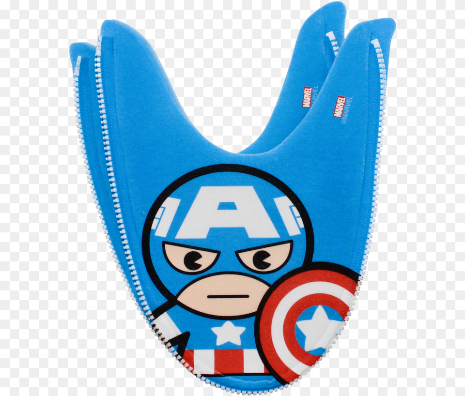 Captain America Kuwaii Mix N Match Zlipperz Set Marvel Avengers Kawaii Mug, Clothing, Glove, Face, Head Png Image