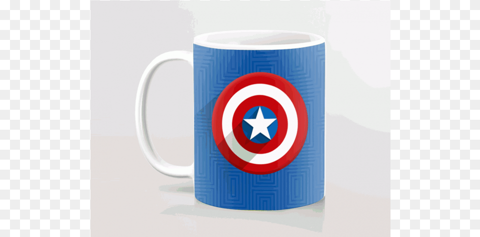 Captain America Logo Printed Mug Fidget Spinner, Cup, Beverage, Coffee, Coffee Cup Free Png