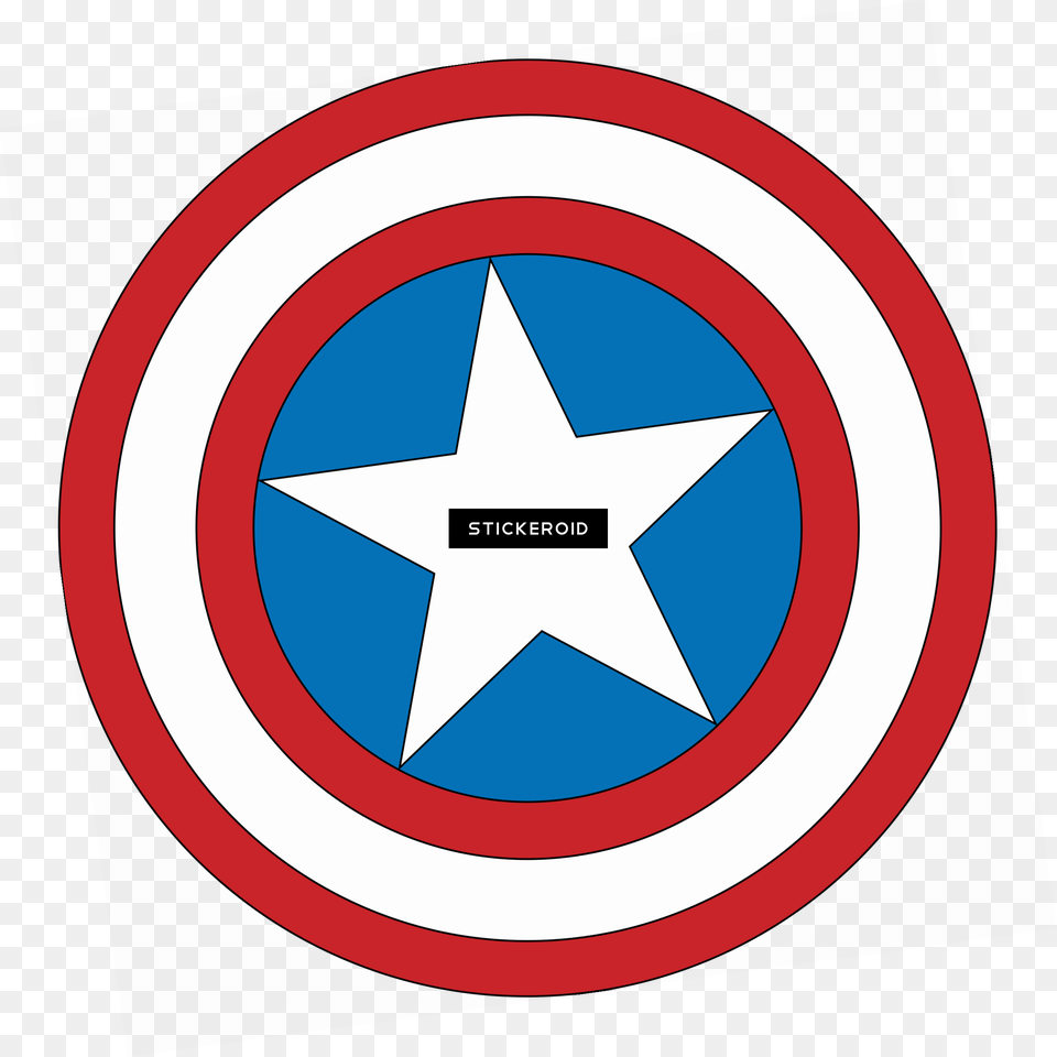Captain America Logo Round Clipart, Armor, Symbol, Star Symbol Png Image