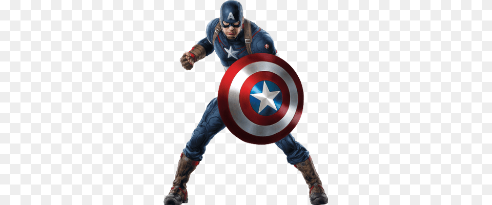 Captain America Looking, Armor, Adult, Male, Man Free Png Download