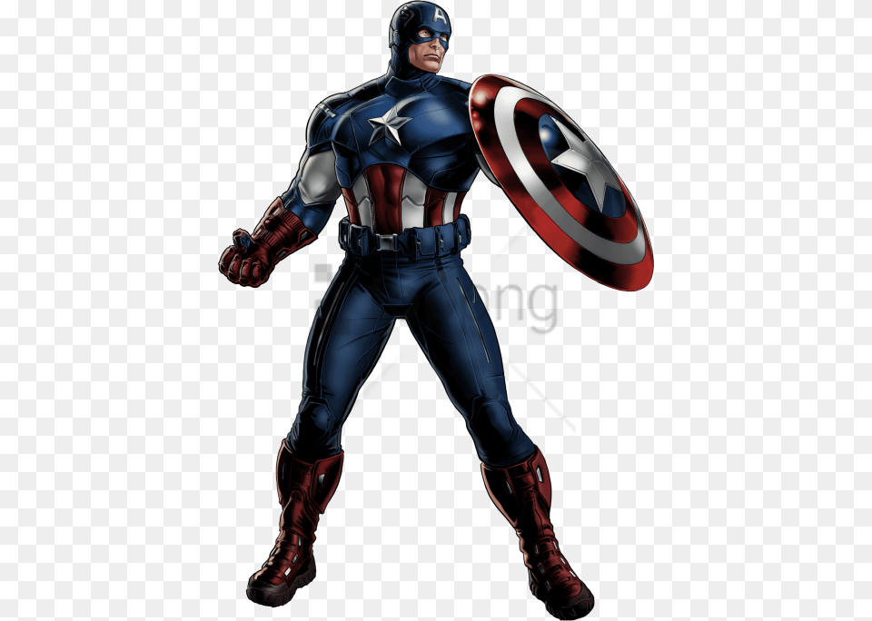 Captain America Looking Right Image With Captain America Uniform Comic, Adult, Male, Man, Person Free Png Download
