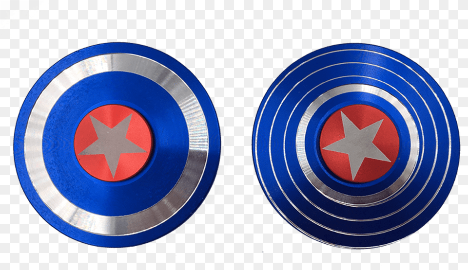 Captain America Marvel Super Heroe Shield Fidget Spinner Circle, Armor Free Png