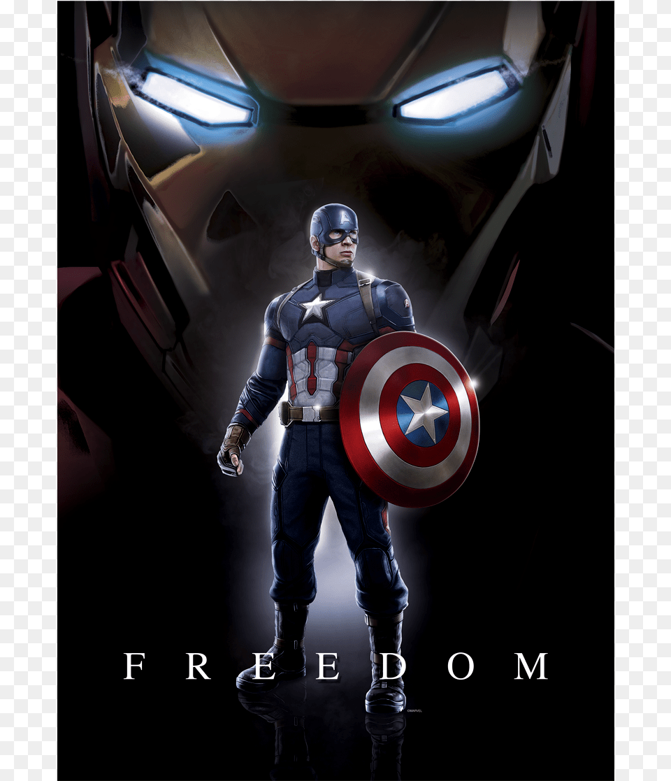 Captain America Movie Poster, Adult, Person, Man, Male Free Png Download
