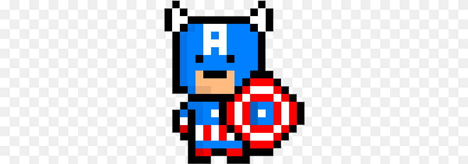 Captain America Pixel Art Idea Building Template Inspiration Super Hero Pixel Art Minecraft Png