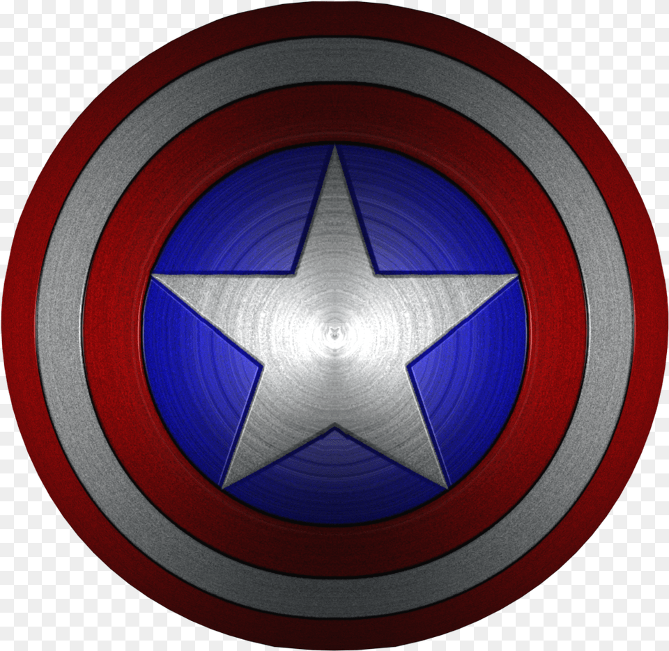 Captain America Shield Clipart Logo Capitan America, Armor, Road Sign, Sign, Symbol Free Png