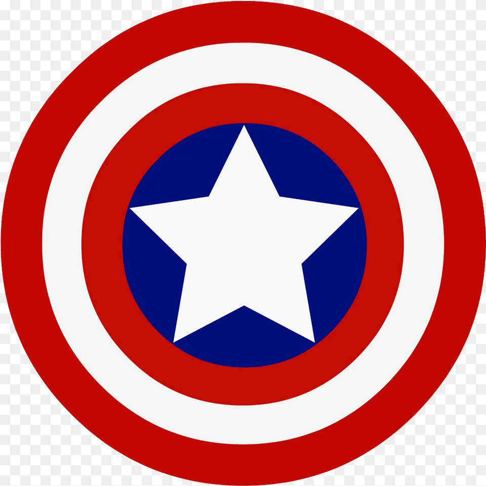 Captain America Shield Emblem Superhero Captain America Logo, Road Sign, Sign, Symbol, Armor Png