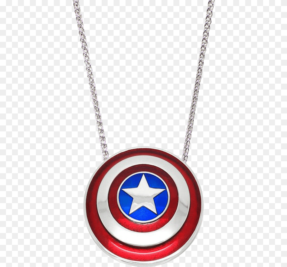 Captain America Shield Necklace, Accessories, Jewelry, Pendant Free Png Download
